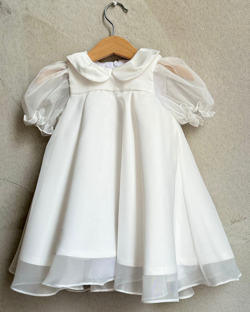 VESTIDO DE CEREMONIA CON VELO